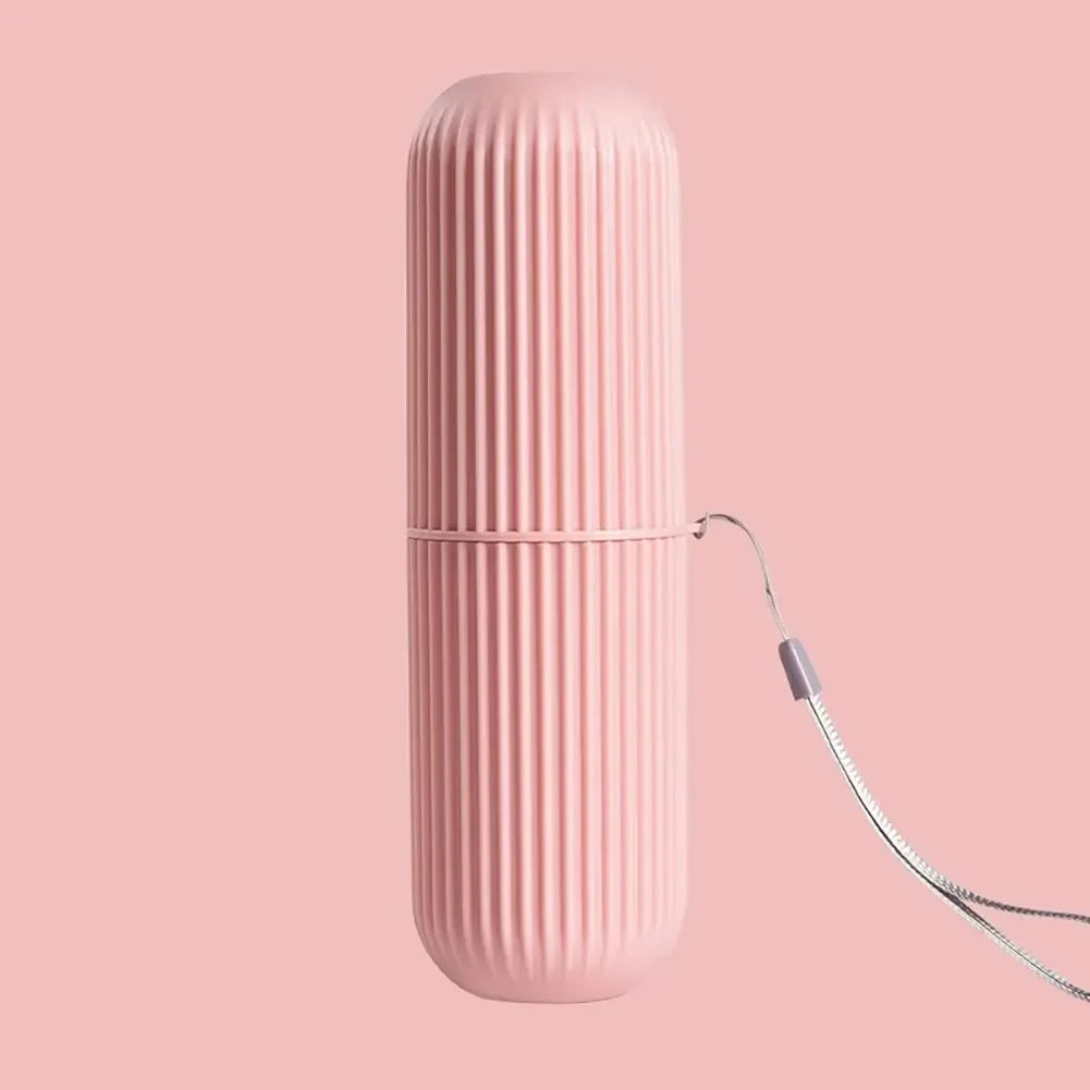 1pc Portable Toothbrush Cup Bathroom Toothpaste Holder Storage Case Box Organizer Travel Toiletries Storage Cup New Creative